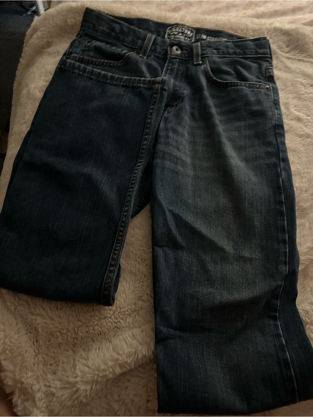 Levi Dark Blue Straight-Leg Jeans